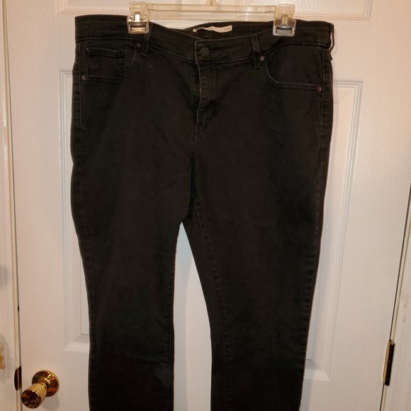 Levi's Pants - Levis 711 Skinny Jeans, Black  Size 20W